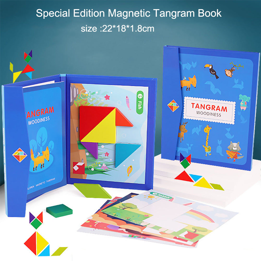 Children's Early Education Magnetic Jigsaw Puzzle Toys Elementary School Students Puzzle Blocks Assembled Puzzle Board Toys