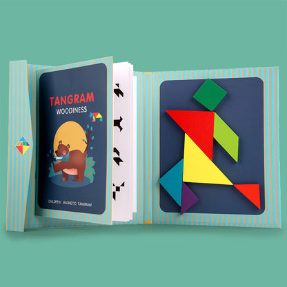 Children's Early Education Magnetic Jigsaw Puzzle Toys Elementary School Students Puzzle Blocks Assembled Puzzle Board Toys