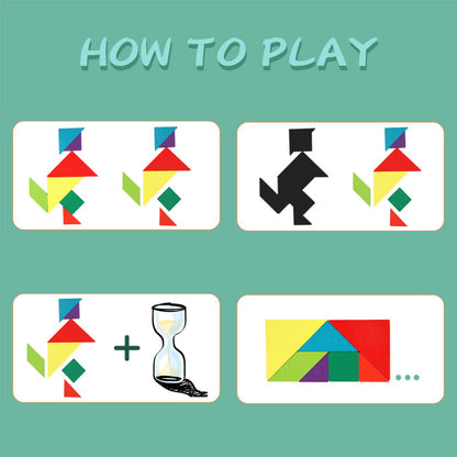 Children's Early Education Magnetic Jigsaw Puzzle Toys Elementary School Students Puzzle Blocks Assembled Puzzle Board Toys