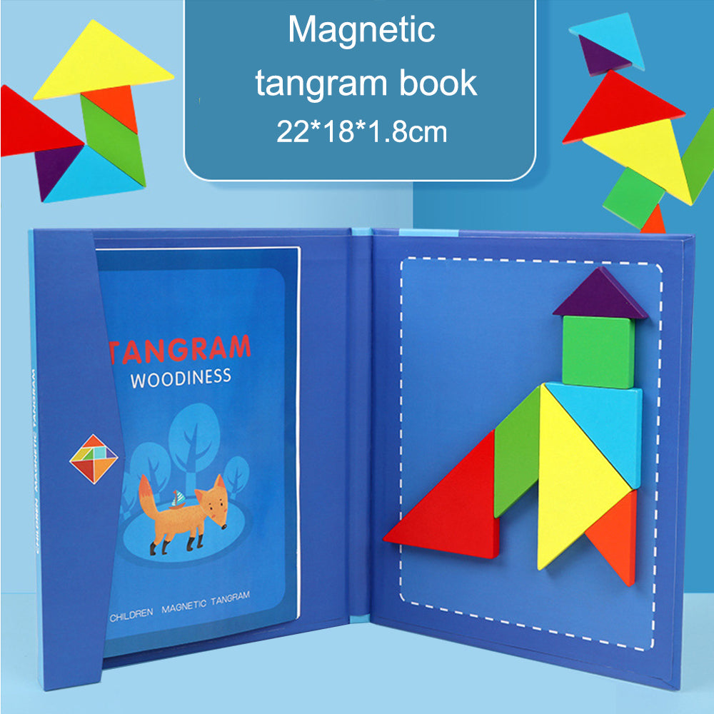Children's Early Education Magnetic Jigsaw Puzzle Toys Elementary School Students Puzzle Blocks Assembled Puzzle Board Toys
