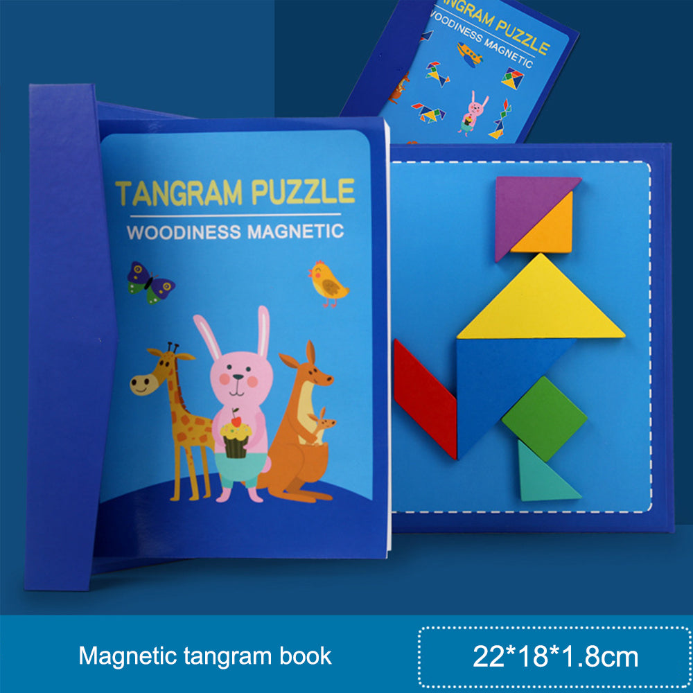 Children's Early Education Magnetic Jigsaw Puzzle Toys Elementary School Students Puzzle Blocks Assembled Puzzle Board Toys
