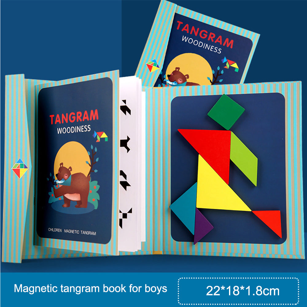 Children's Early Education Magnetic Jigsaw Puzzle Toys Elementary School Students Puzzle Blocks Assembled Puzzle Board Toys